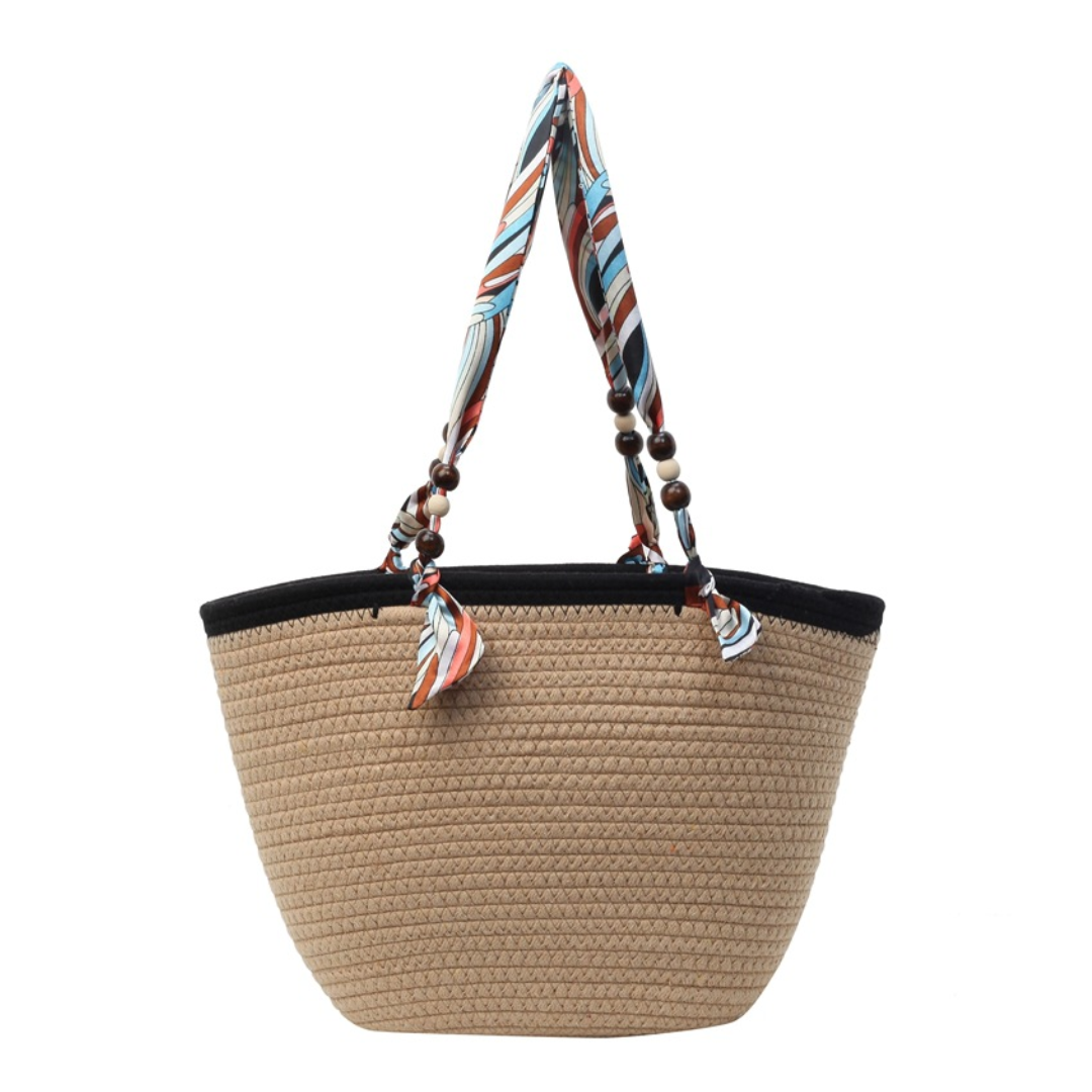 Chic Woven Bucket Bag