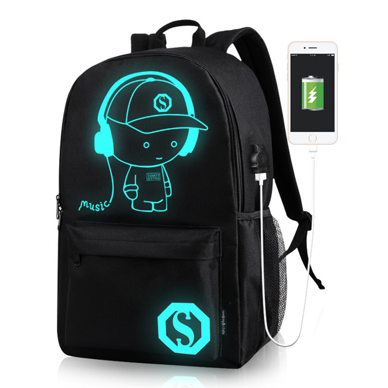 Luminous Learning Mesh Backpack