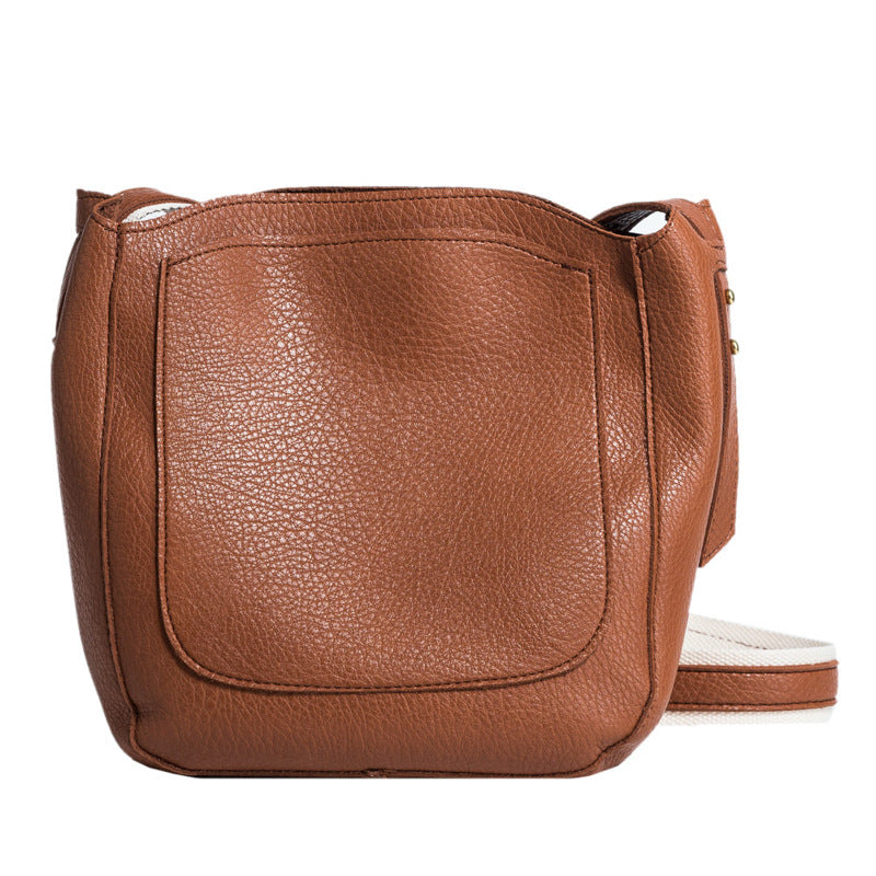 Solid Color Crossbody Bag