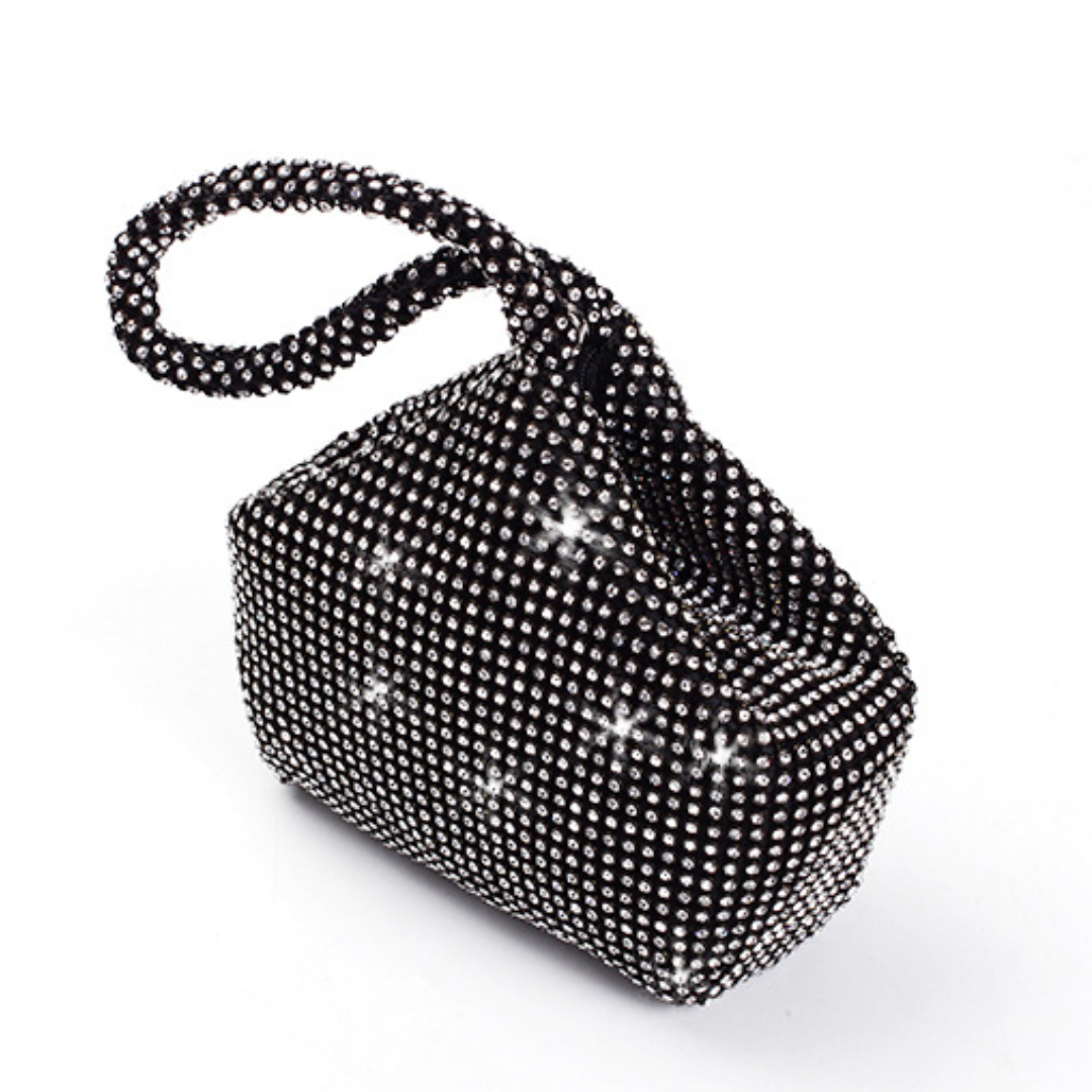 Glamour Glitz Diamond Clutch Bag