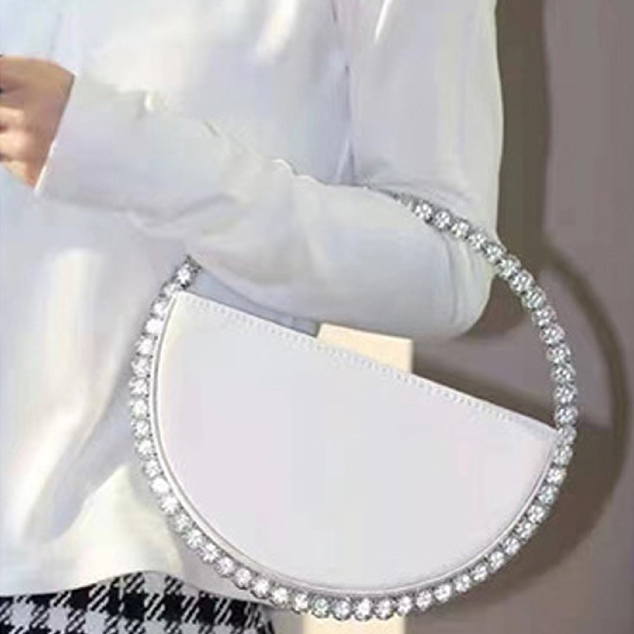 Crystal Radiance Round Clutch