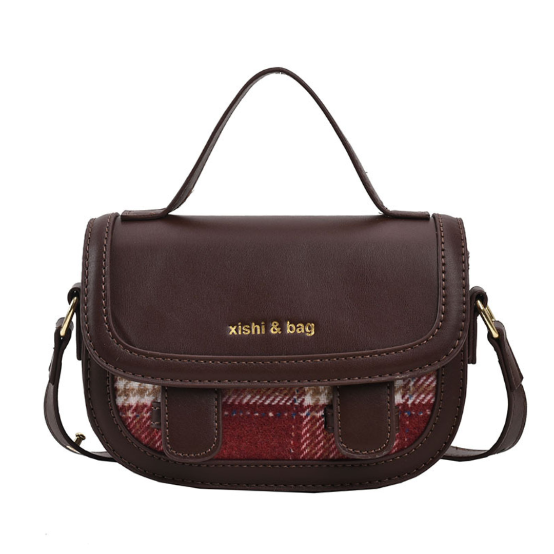 Versatile Contrasting Crossbody Bag