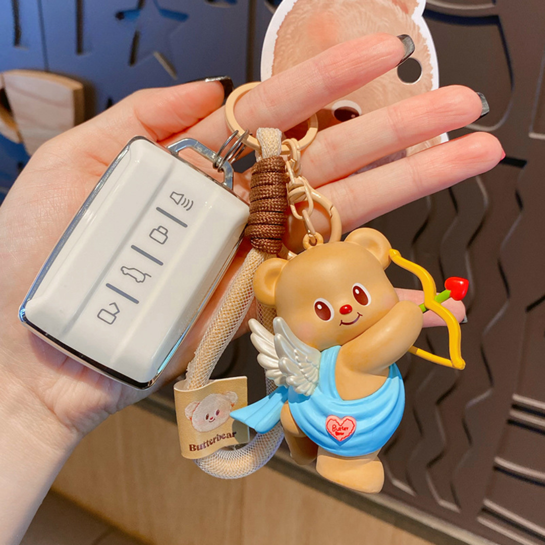 Butter Bear Keychain