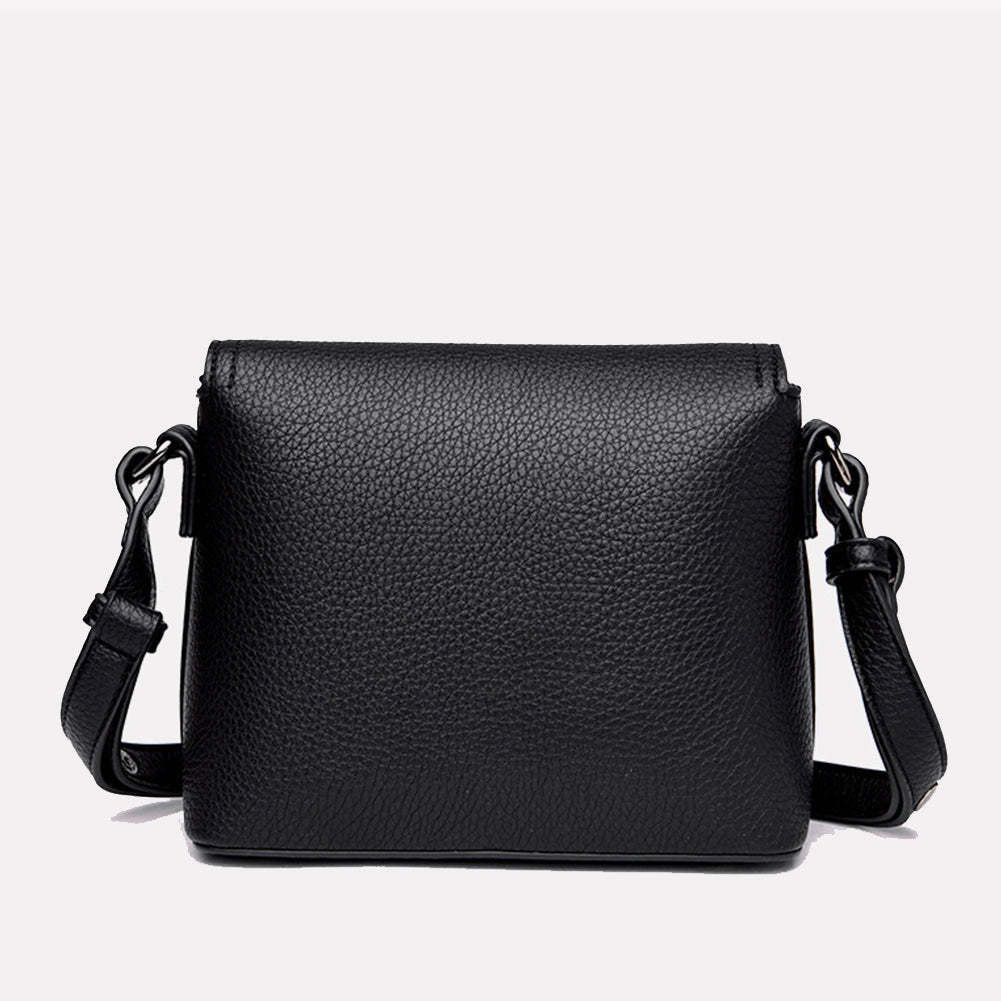 Horizontal Design Square Crossbody Bag