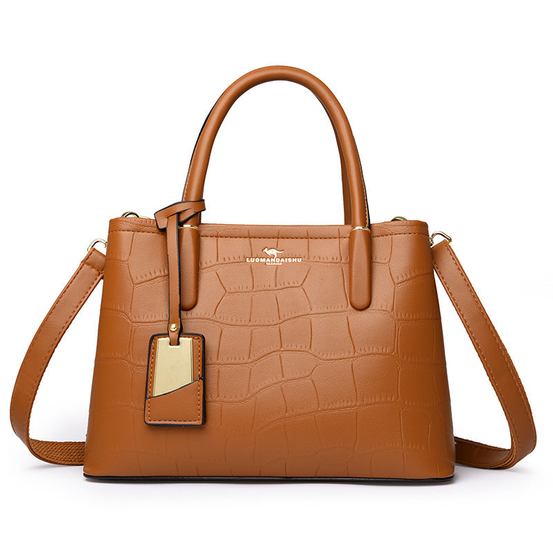 Elite Croc Embossed Handbag