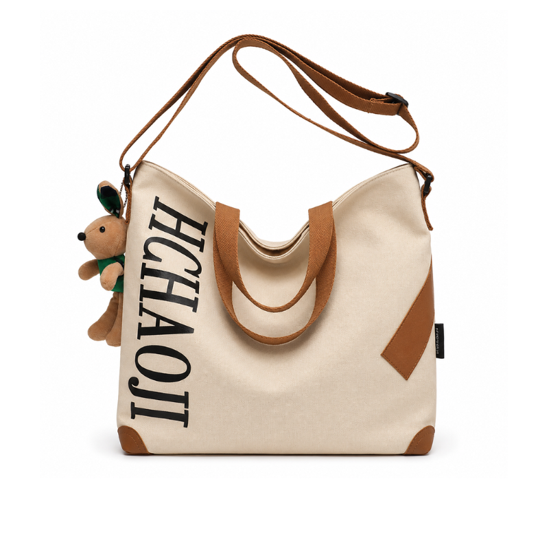 Casual Canvas Tote Bag