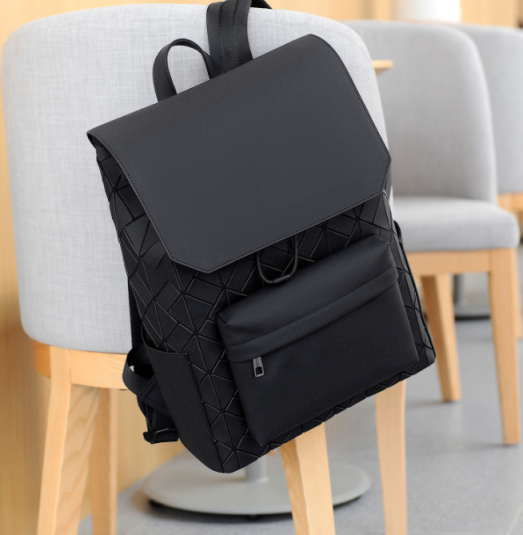 Geometric Rhombus Trendy  Commuter Backpack