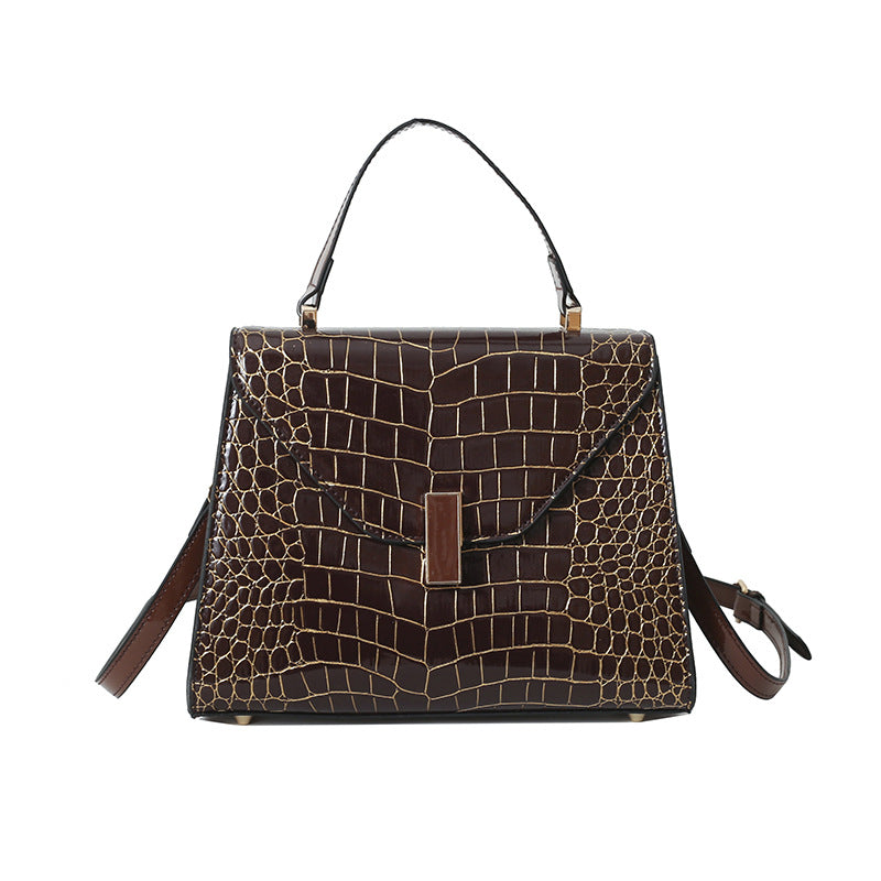 Texture Crocodile Pattern Handbag