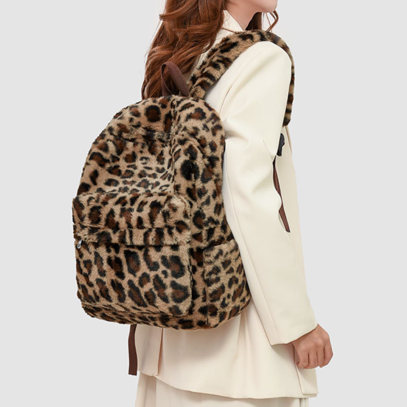 Retro Plaid Casual Backpack