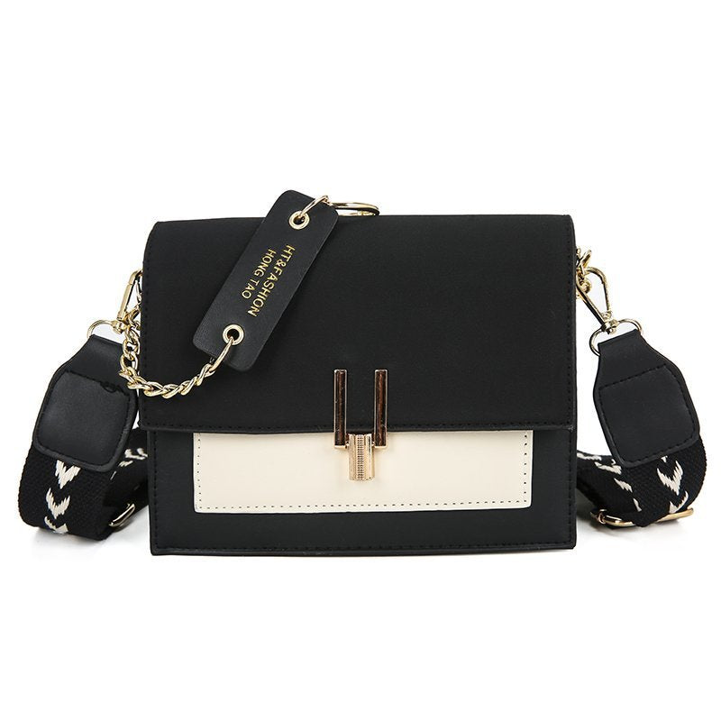 Lock Chain Broadband Crossbody Bag