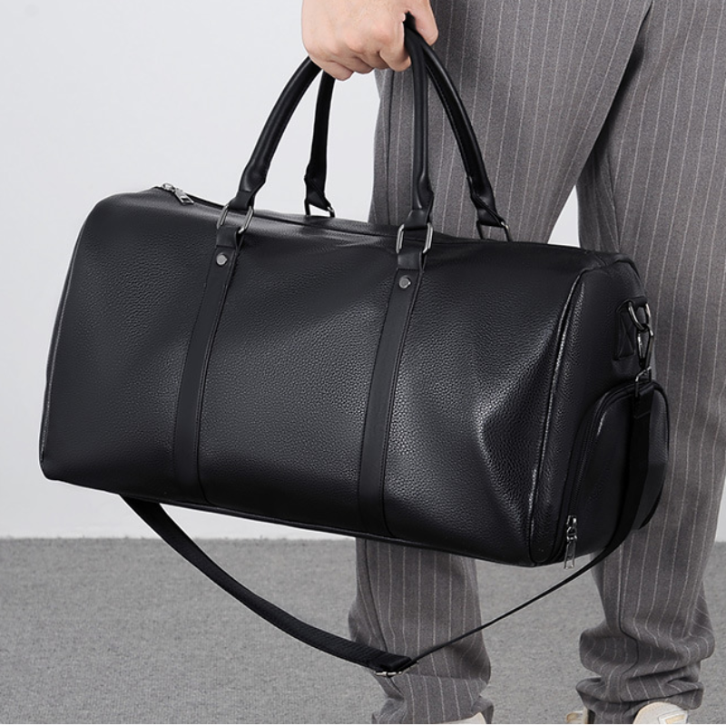 Men's Fashion  Fitness Duffle Bag with Wet/Dry Separation