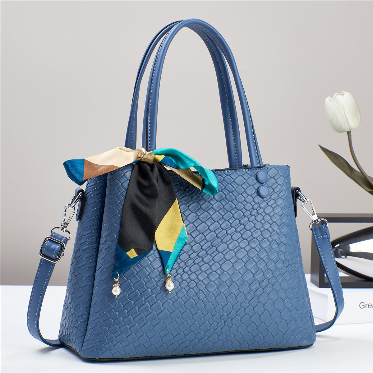 Glamour Textured Handbag