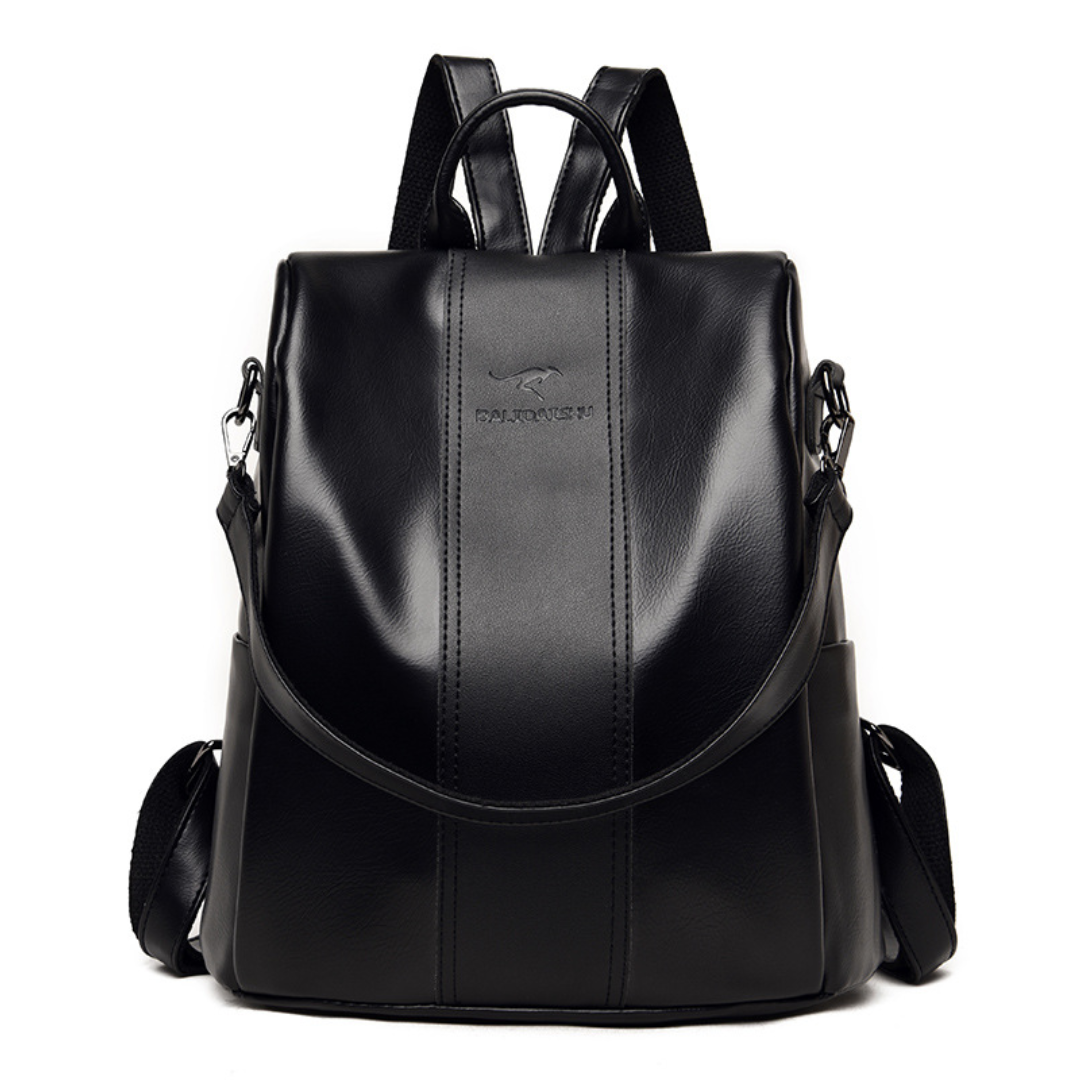 Modern Classic PU Leather Backpack