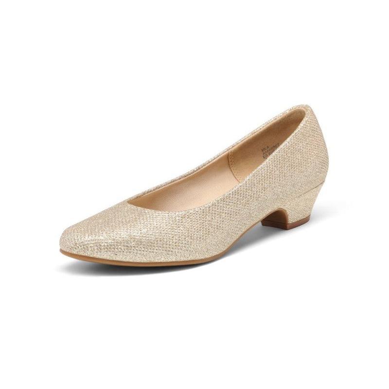 Elegant Square Toe Low Heel Pumps