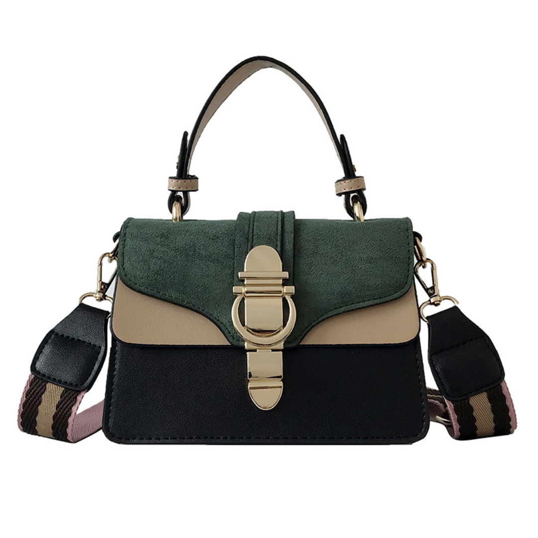 Contrast Colorblock Handbag