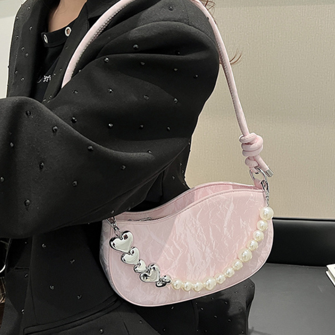 Versatile Solid Color Saddle Bag