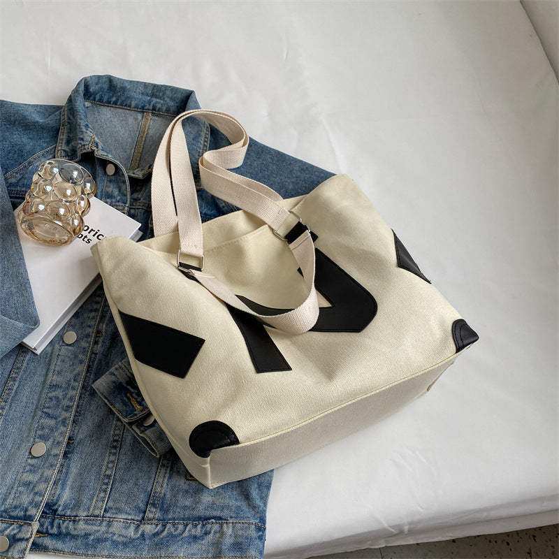 Large-capacity Canvas Tote Bag