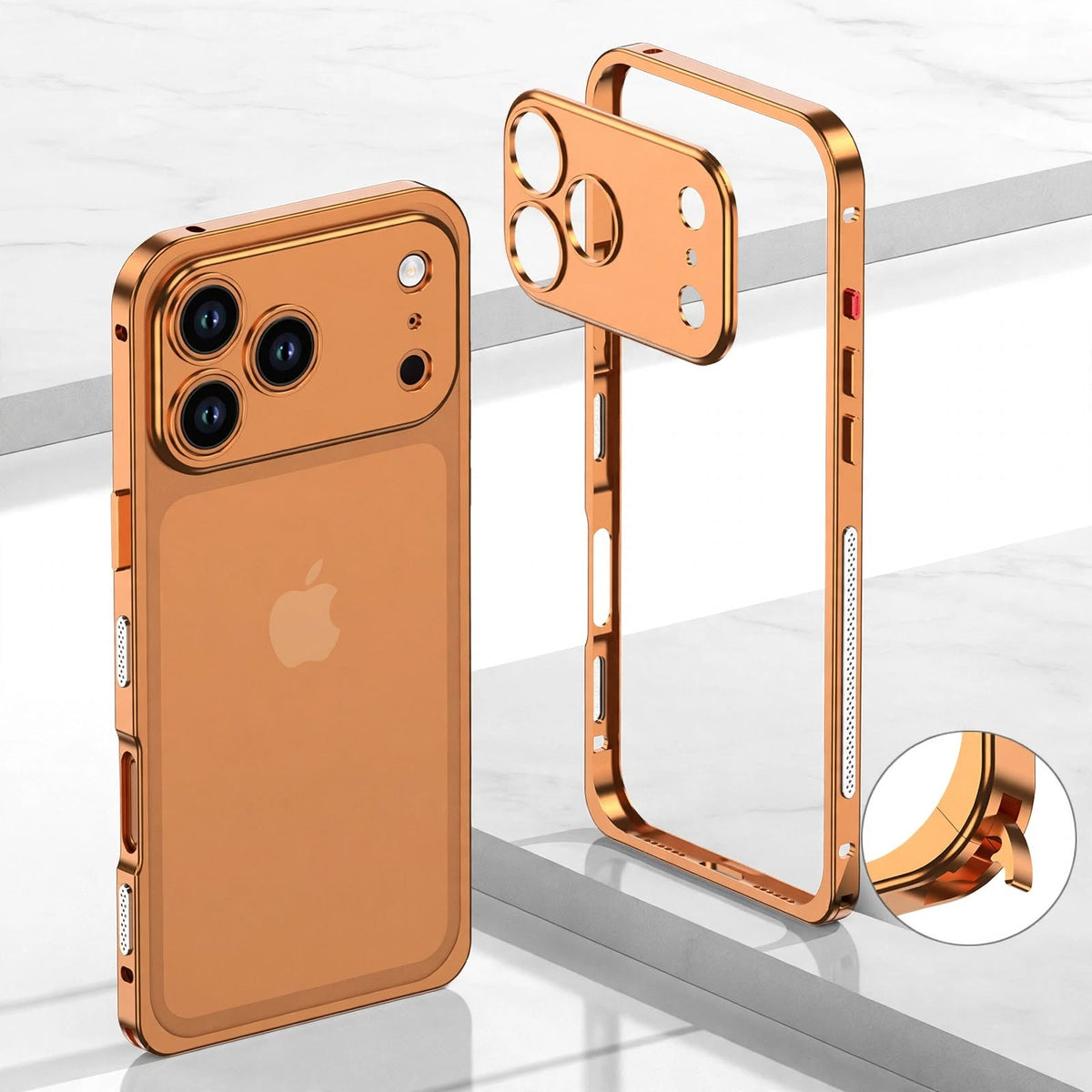 Metal Cooling Frame Phone Case